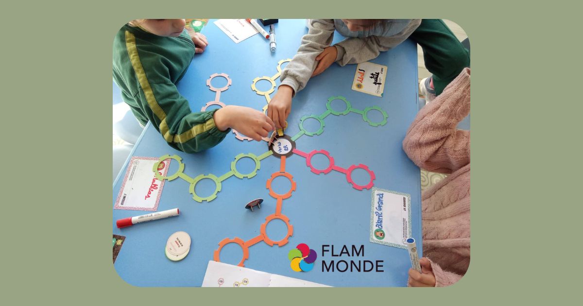 support pédagogique Flam monde